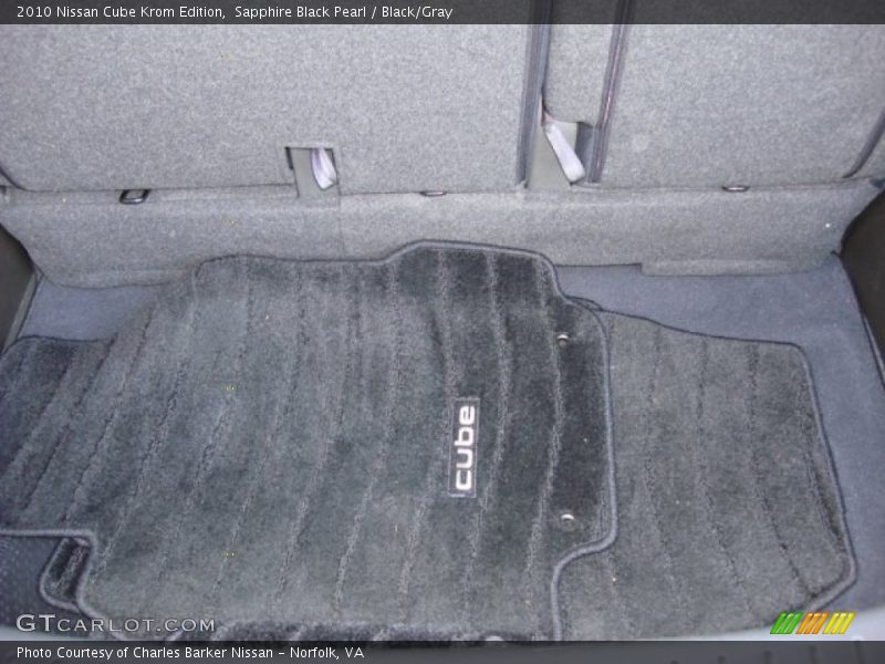 Sapphire Black Pearl / Black/Gray 2010 Nissan Cube Krom Edition