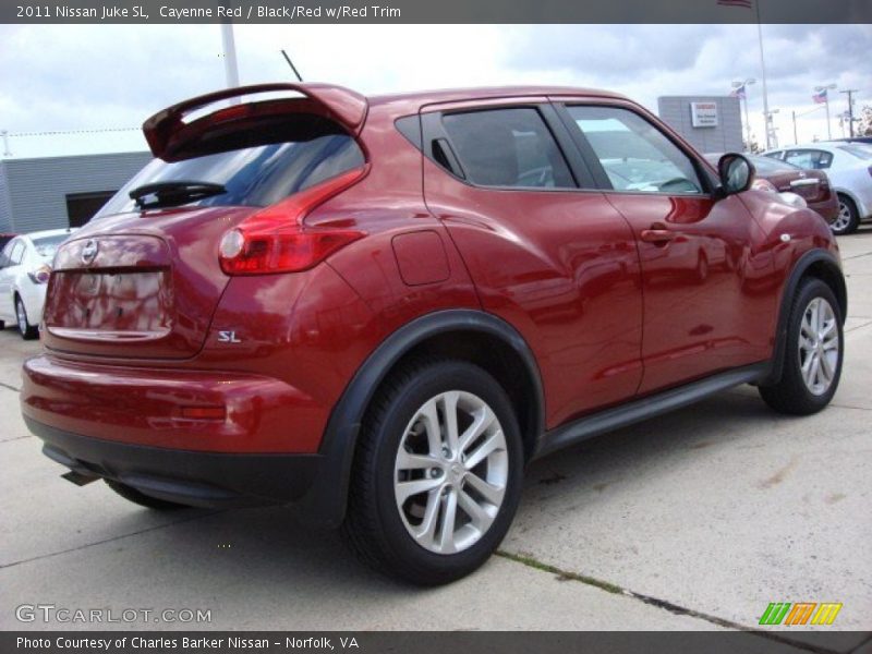  2011 Juke SL Cayenne Red