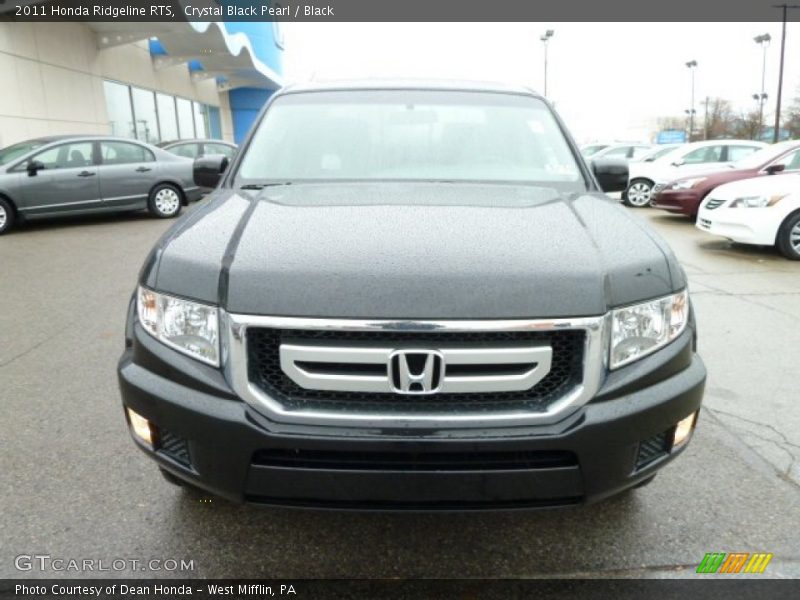 Crystal Black Pearl / Black 2011 Honda Ridgeline RTS