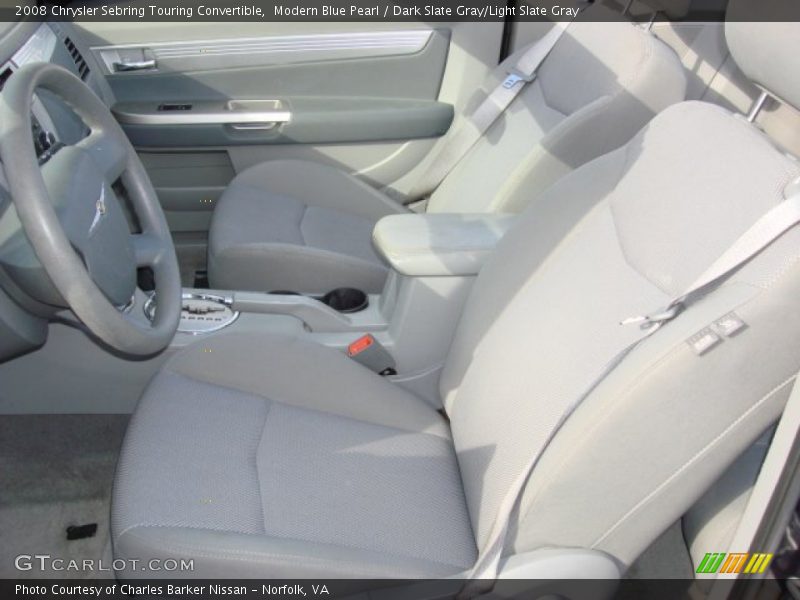 Modern Blue Pearl / Dark Slate Gray/Light Slate Gray 2008 Chrysler Sebring Touring Convertible