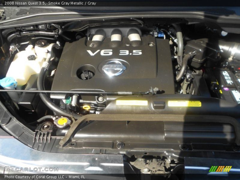 Smoke Gray Metallic / Gray 2008 Nissan Quest 3.5