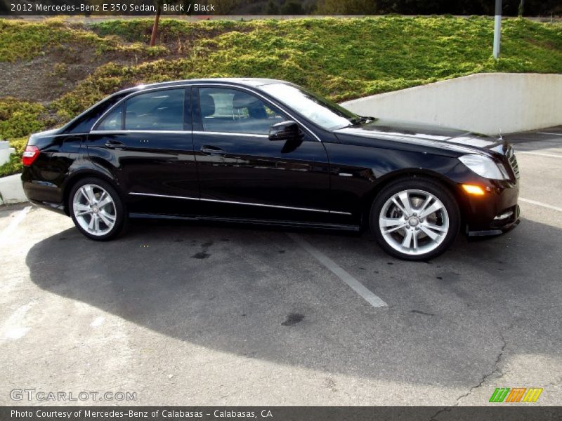 Black / Black 2012 Mercedes-Benz E 350 Sedan