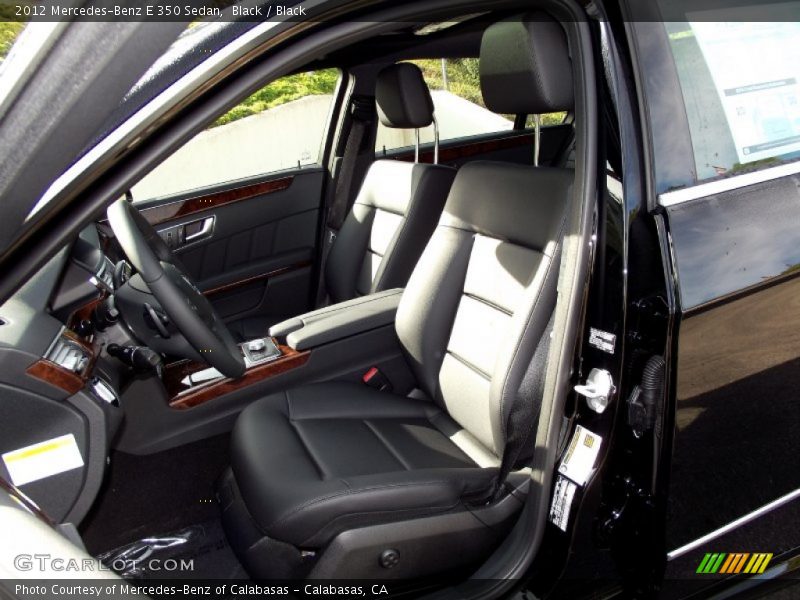 Black / Black 2012 Mercedes-Benz E 350 Sedan