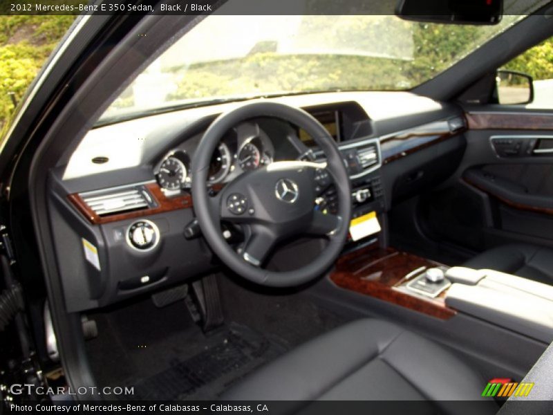Black / Black 2012 Mercedes-Benz E 350 Sedan