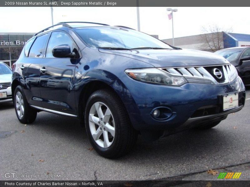 Front 3/4 View of 2009 Murano SL AWD