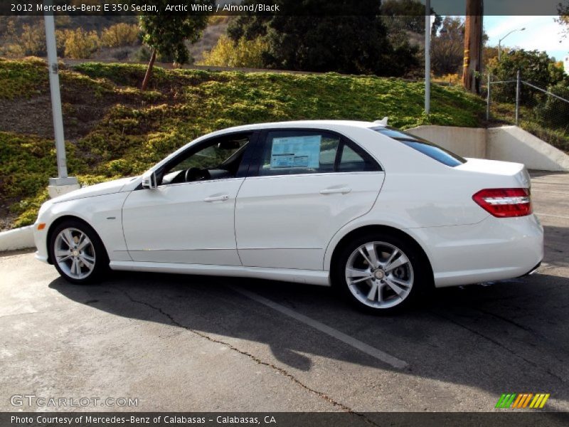 Arctic White / Almond/Black 2012 Mercedes-Benz E 350 Sedan