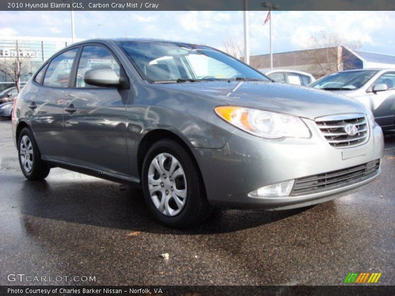 Carbon Gray Mist / Gray 2010 Hyundai Elantra GLS
