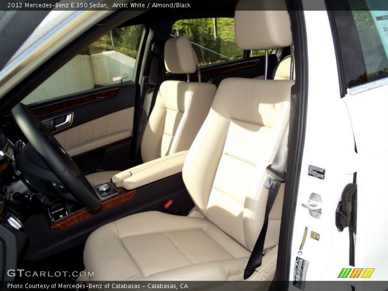 Arctic White / Almond/Black 2012 Mercedes-Benz E 350 Sedan
