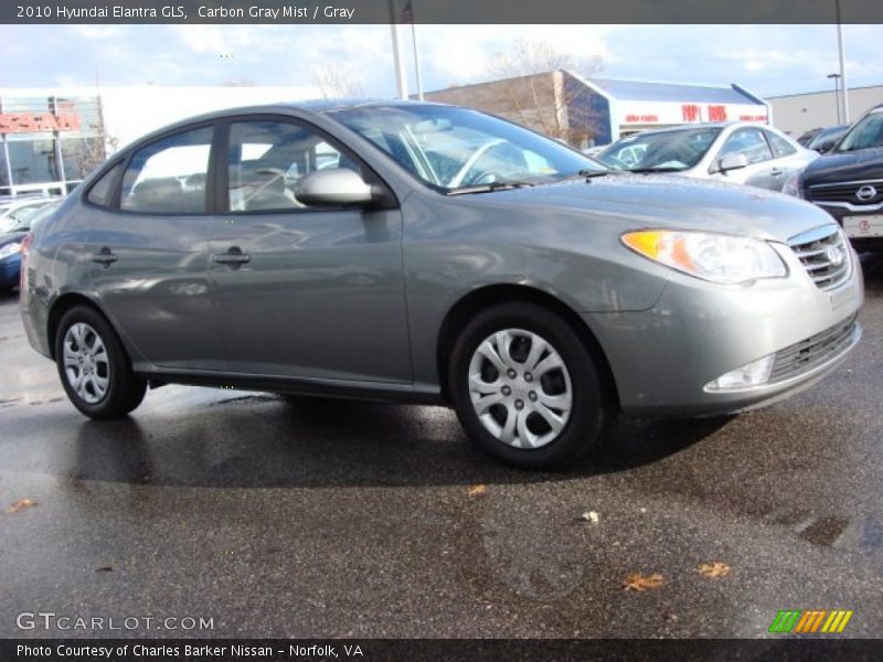 Carbon Gray Mist / Gray 2010 Hyundai Elantra GLS