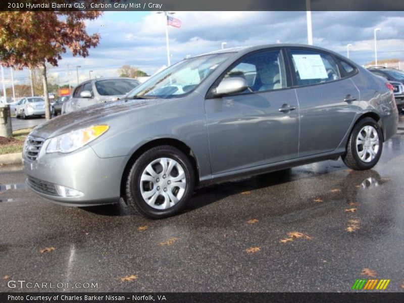 Carbon Gray Mist / Gray 2010 Hyundai Elantra GLS