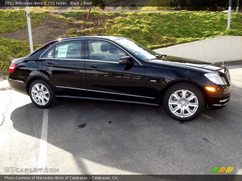 Black / Black 2012 Mercedes-Benz E 350 Sedan