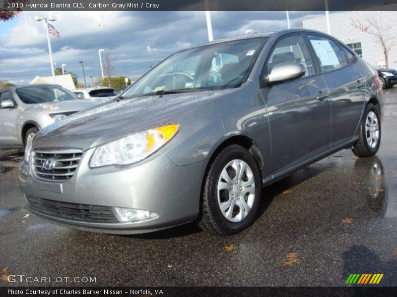 Carbon Gray Mist / Gray 2010 Hyundai Elantra GLS
