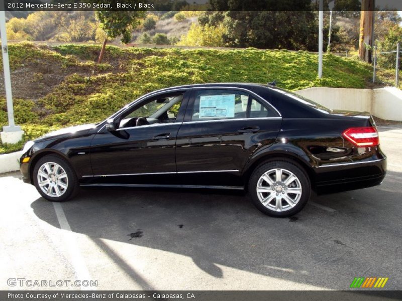 Black / Black 2012 Mercedes-Benz E 350 Sedan