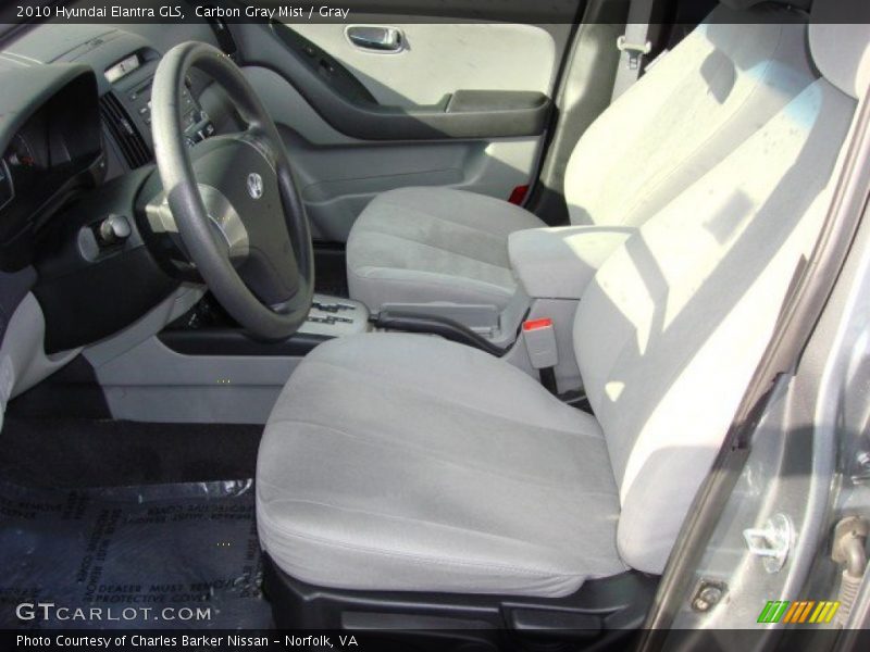 Carbon Gray Mist / Gray 2010 Hyundai Elantra GLS