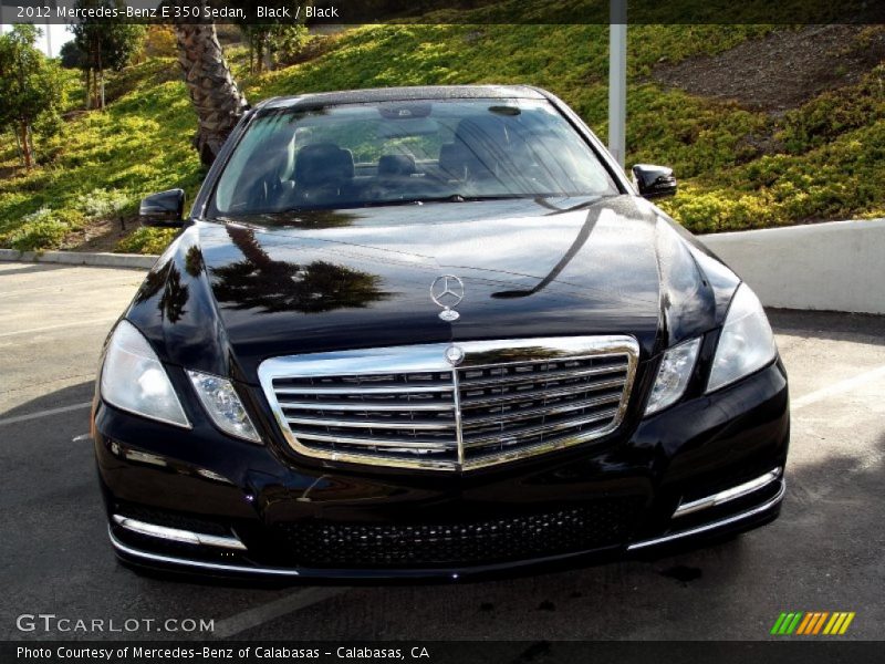 Black / Black 2012 Mercedes-Benz E 350 Sedan