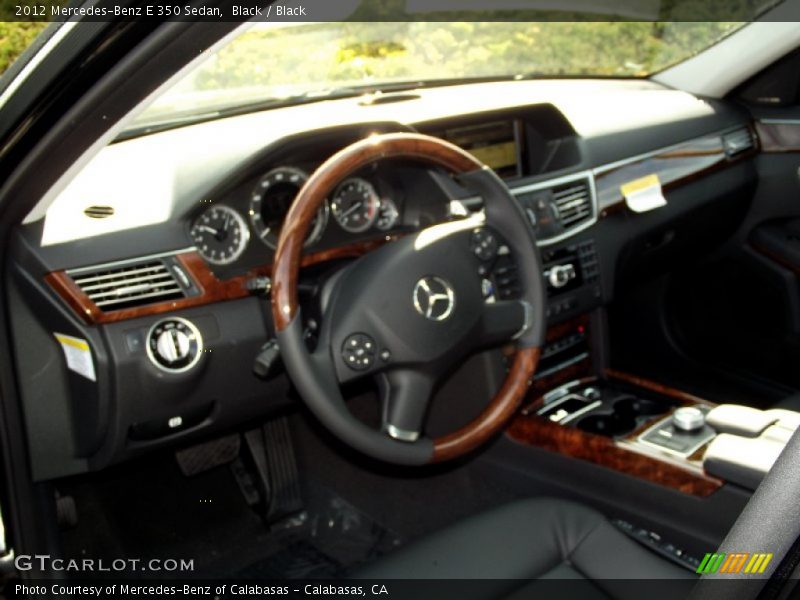 Black / Black 2012 Mercedes-Benz E 350 Sedan