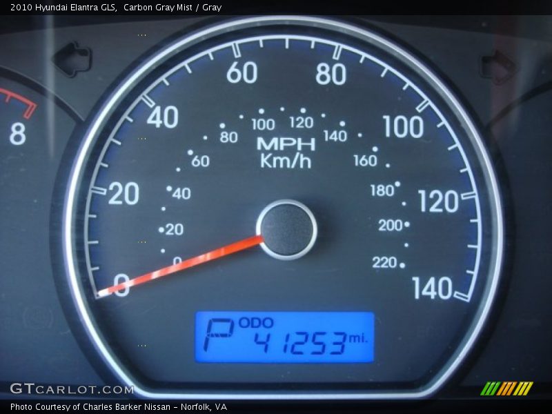 Carbon Gray Mist / Gray 2010 Hyundai Elantra GLS