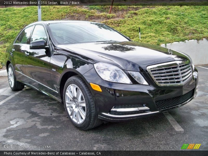 Black / Black 2012 Mercedes-Benz E 350 Sedan