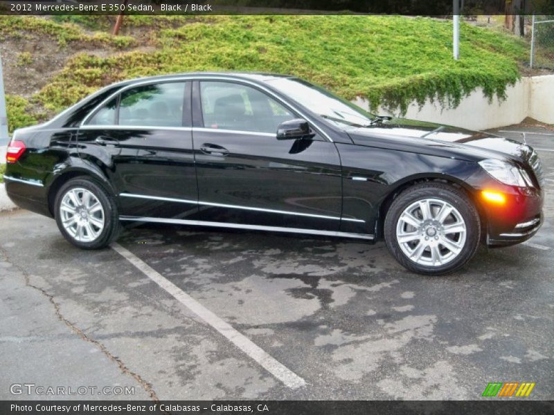 Black / Black 2012 Mercedes-Benz E 350 Sedan