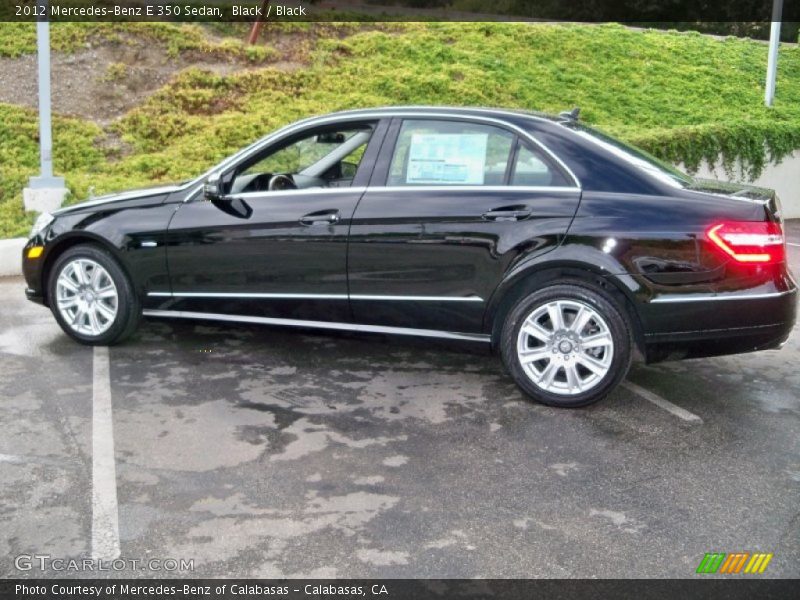Black / Black 2012 Mercedes-Benz E 350 Sedan