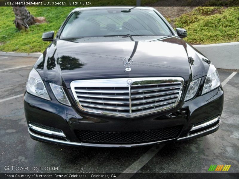 Black / Black 2012 Mercedes-Benz E 350 Sedan