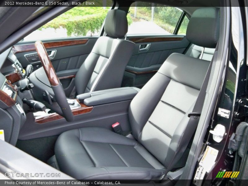 Black / Black 2012 Mercedes-Benz E 350 Sedan
