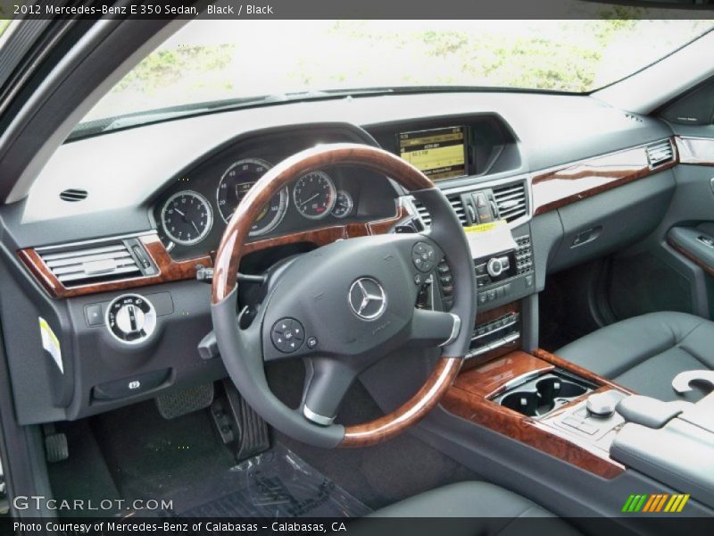 Black / Black 2012 Mercedes-Benz E 350 Sedan