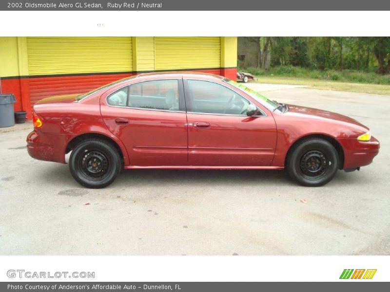 Ruby Red / Neutral 2002 Oldsmobile Alero GL Sedan