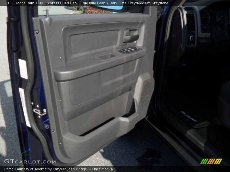 True Blue Pearl / Dark Slate Gray/Medium Graystone 2012 Dodge Ram 1500 Express Quad Cab