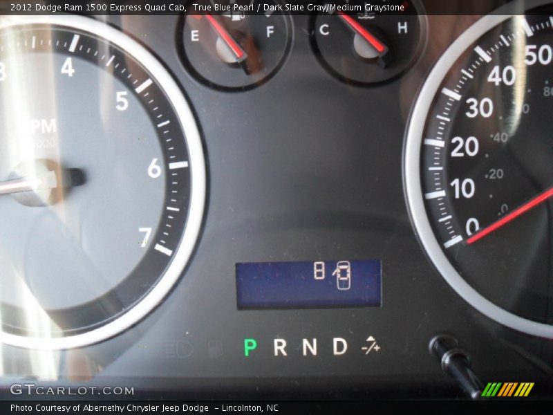 True Blue Pearl / Dark Slate Gray/Medium Graystone 2012 Dodge Ram 1500 Express Quad Cab
