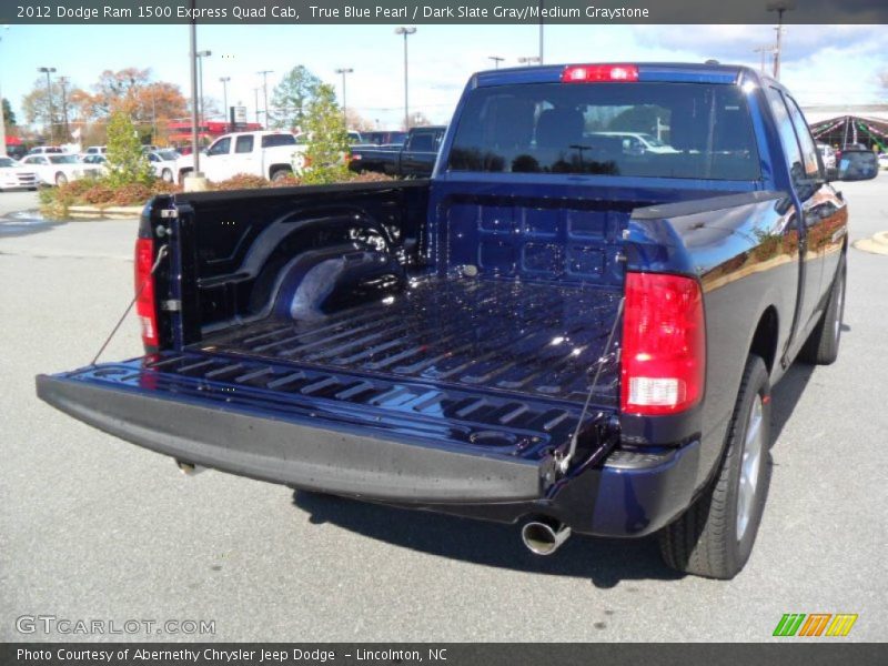 True Blue Pearl / Dark Slate Gray/Medium Graystone 2012 Dodge Ram 1500 Express Quad Cab
