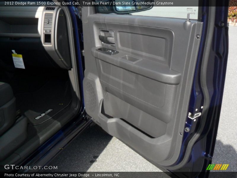 True Blue Pearl / Dark Slate Gray/Medium Graystone 2012 Dodge Ram 1500 Express Quad Cab