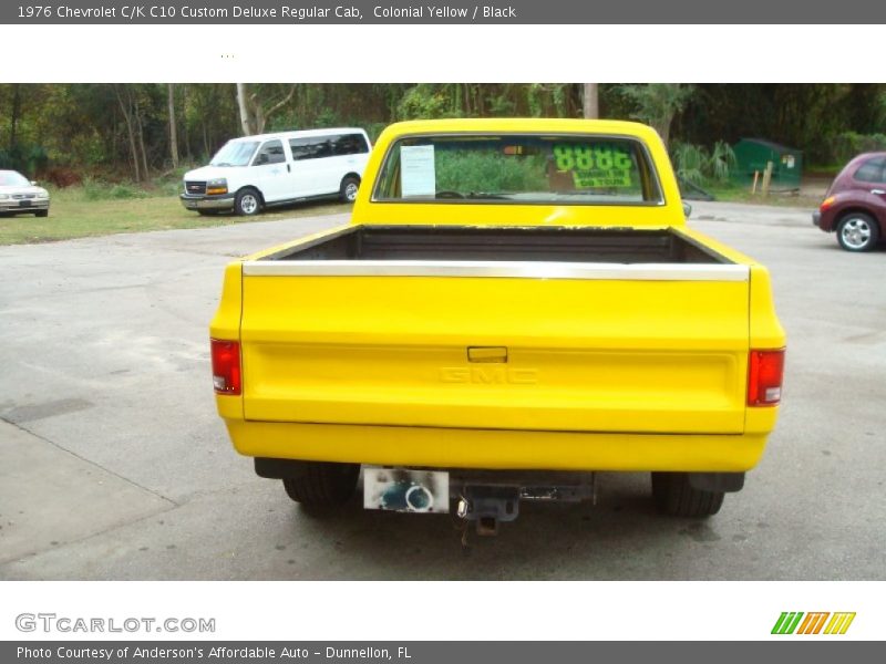 Colonial Yellow / Black 1976 Chevrolet C/K C10 Custom Deluxe Regular Cab