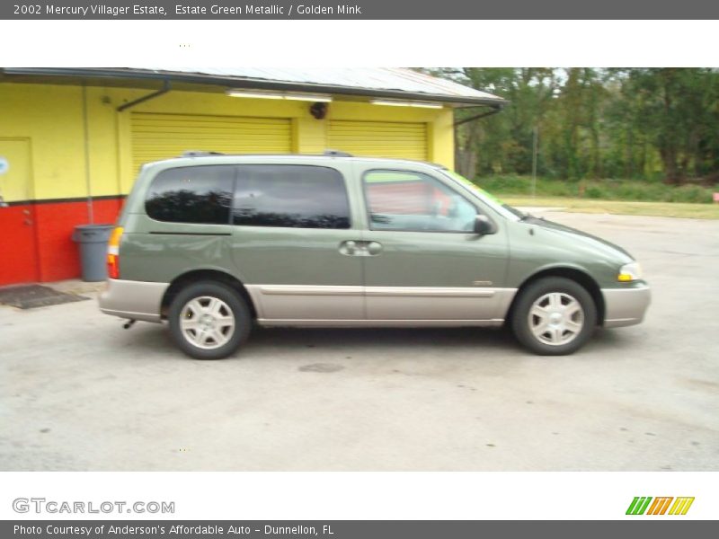 Estate Green Metallic / Golden Mink 2002 Mercury Villager Estate