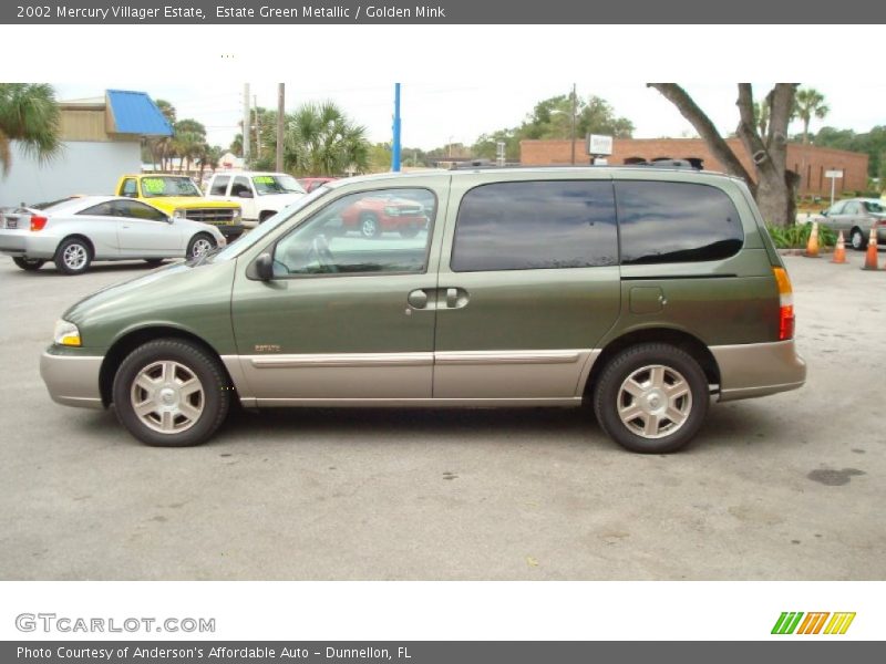 Estate Green Metallic / Golden Mink 2002 Mercury Villager Estate