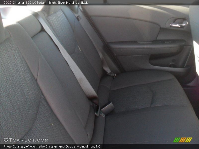 Bright Silver Metallic / Black 2012 Chrysler 200 LX Sedan
