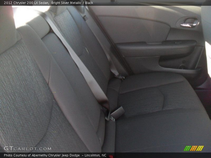 Bright Silver Metallic / Black 2012 Chrysler 200 LX Sedan