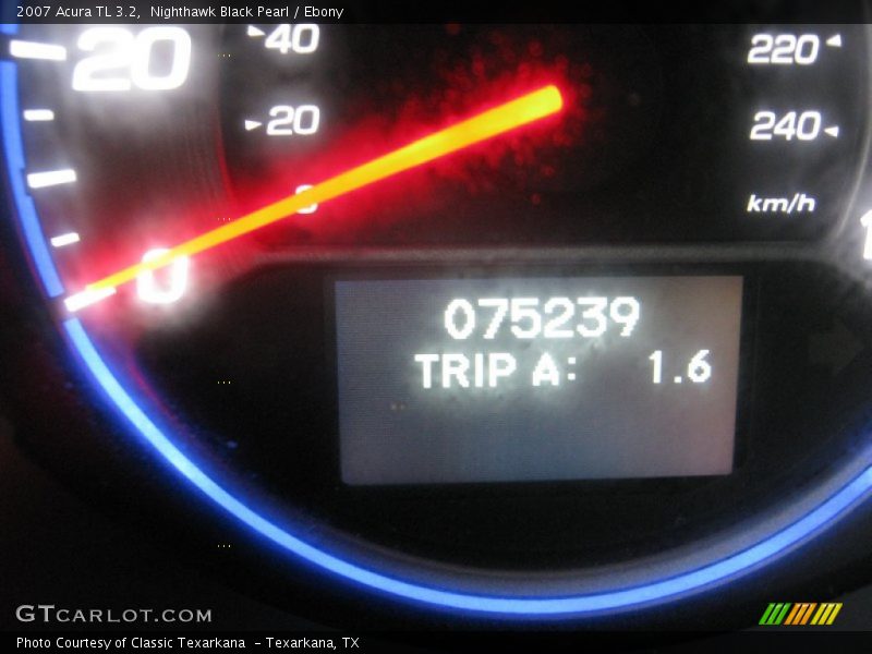 Nighthawk Black Pearl / Ebony 2007 Acura TL 3.2