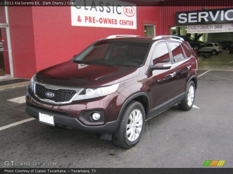 Dark Cherry / Gray 2011 Kia Sorento EX