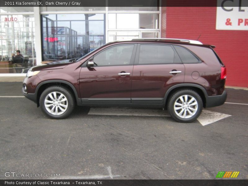 Dark Cherry / Gray 2011 Kia Sorento EX