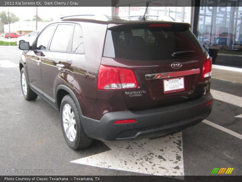 Dark Cherry / Gray 2011 Kia Sorento EX