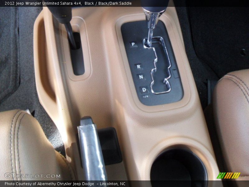 Black / Black/Dark Saddle 2012 Jeep Wrangler Unlimited Sahara 4x4