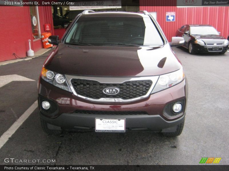 Dark Cherry / Gray 2011 Kia Sorento EX