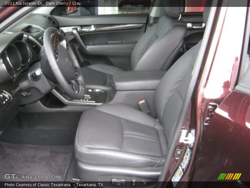 Dark Cherry / Gray 2011 Kia Sorento EX