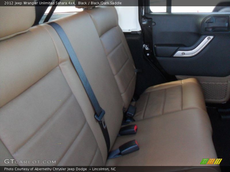 Black / Black/Dark Saddle 2012 Jeep Wrangler Unlimited Sahara 4x4
