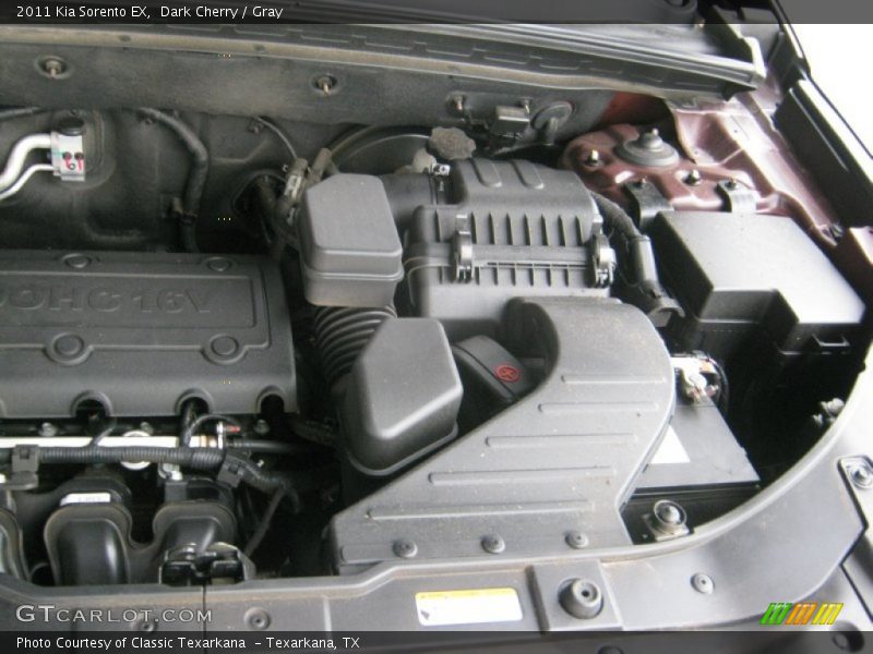 Dark Cherry / Gray 2011 Kia Sorento EX