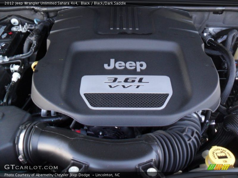 Black / Black/Dark Saddle 2012 Jeep Wrangler Unlimited Sahara 4x4