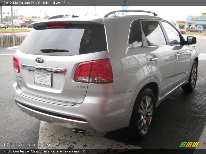 Bright Silver / Black 2012 Kia Sorento EX V6