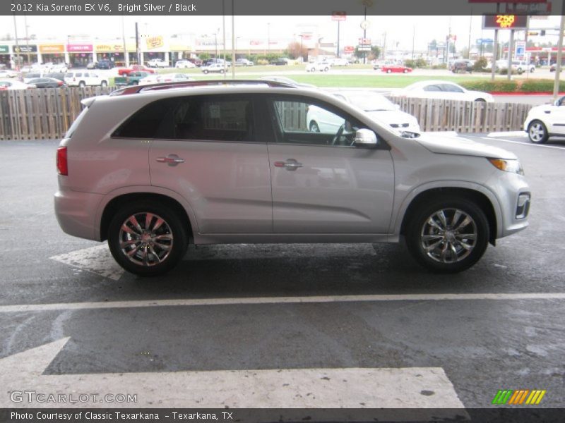Bright Silver / Black 2012 Kia Sorento EX V6