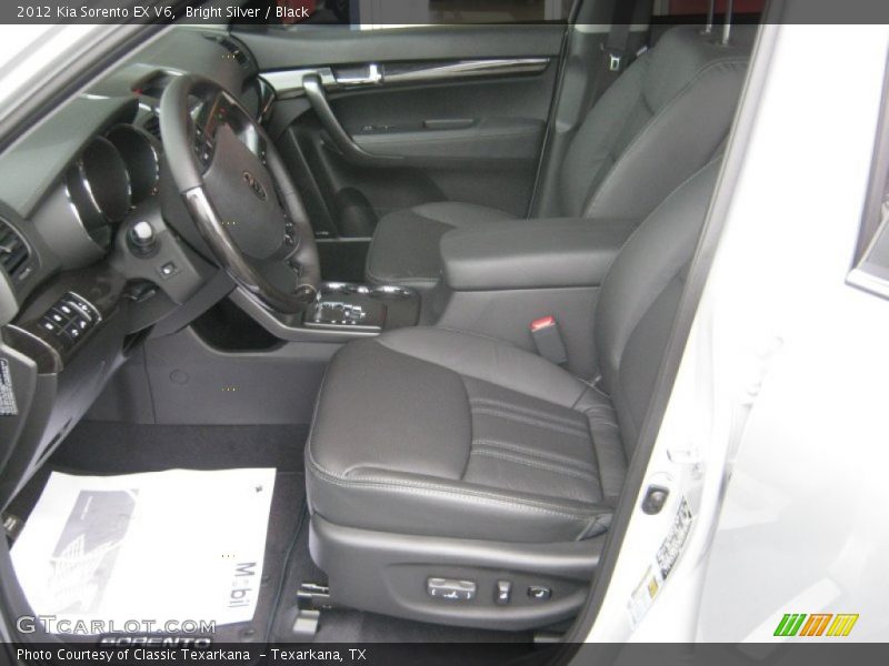 Bright Silver / Black 2012 Kia Sorento EX V6